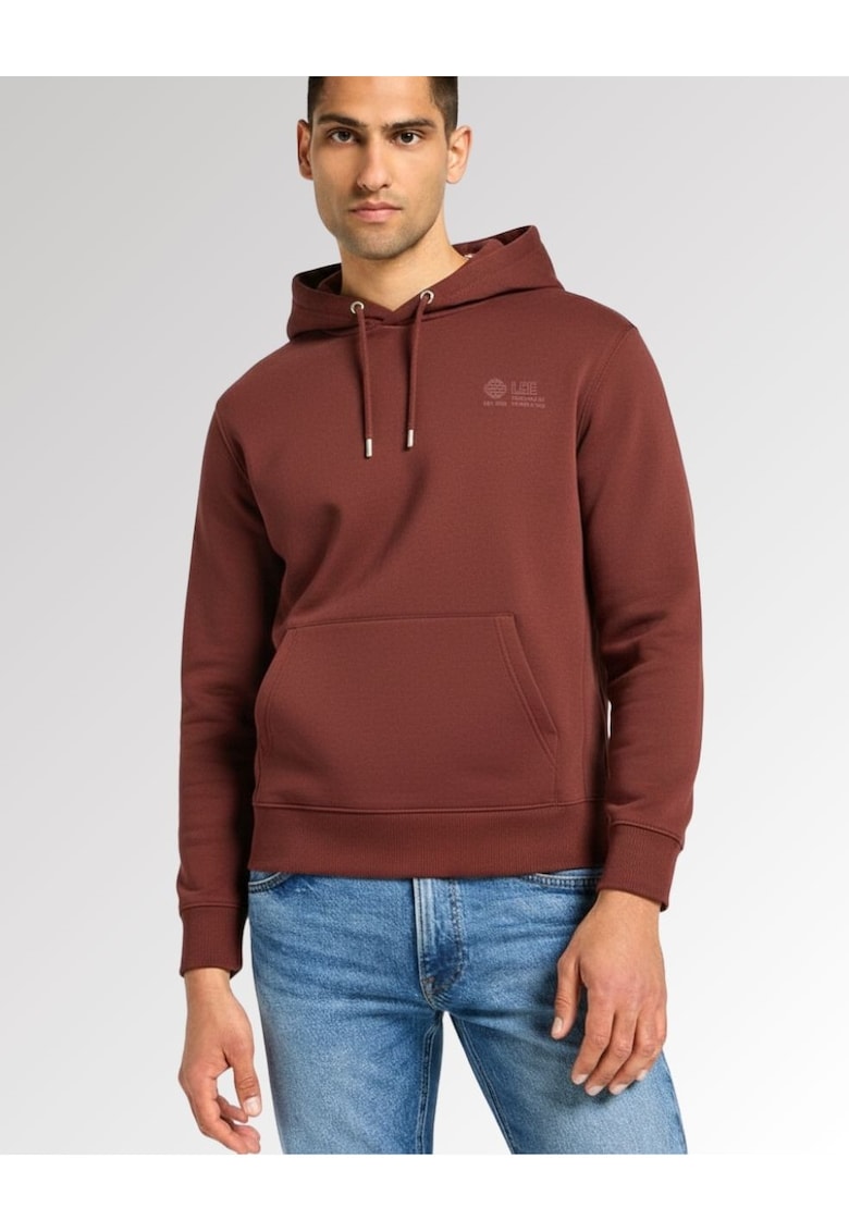 Hanorac barbati Seasonal - bumbac - regular fit - visiniu