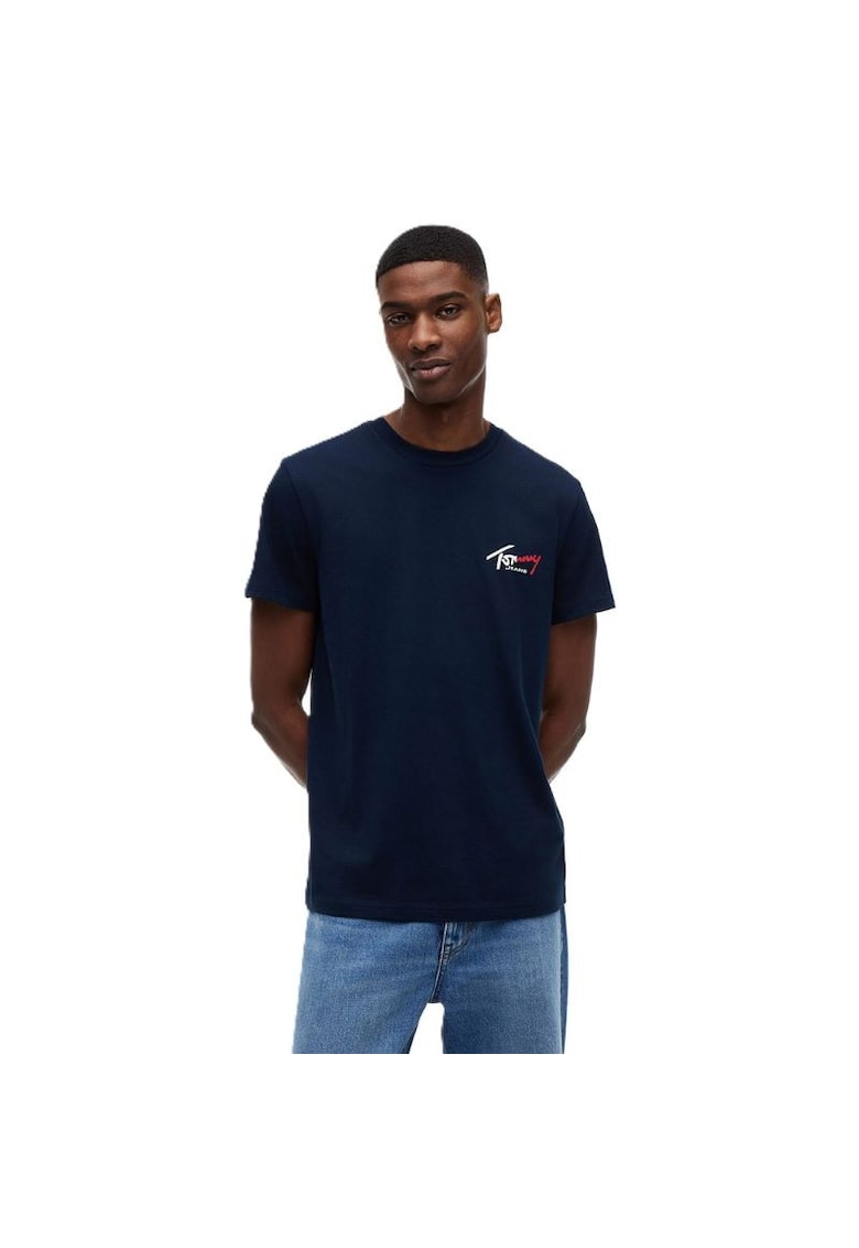 Tricou TJM SLIM SIGN CHEST SS TEE EXT-DM0DM22538-C1G