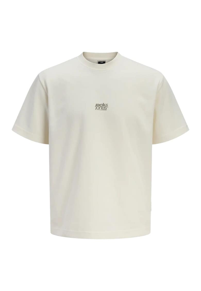 Tricou JACK &JONES Breeze Back Print 57583 - Bej