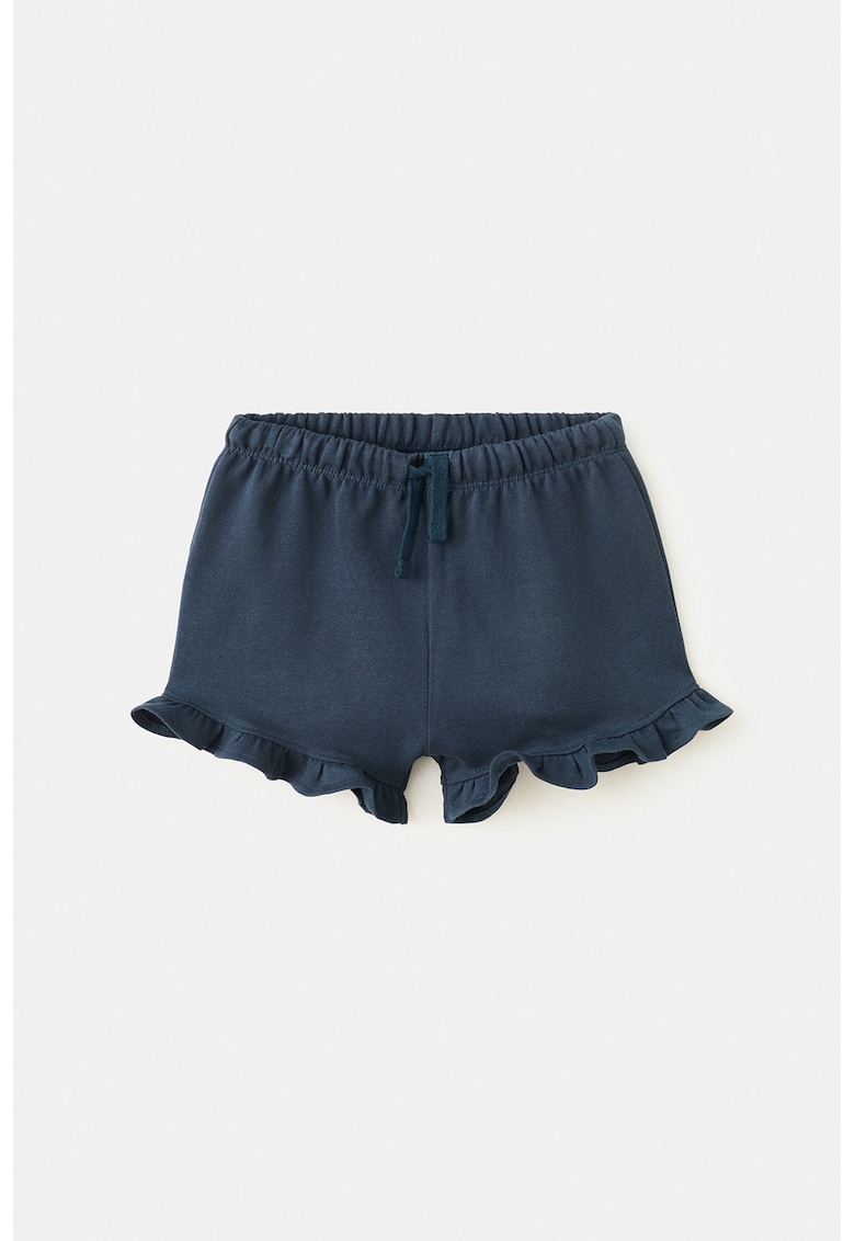 Pantaloni scurti cu volane - Albastru ultramarin