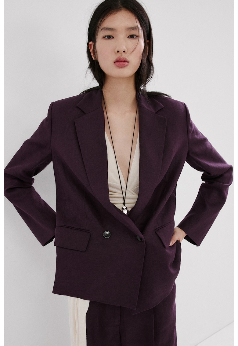 Sacou de in - Violet pruna