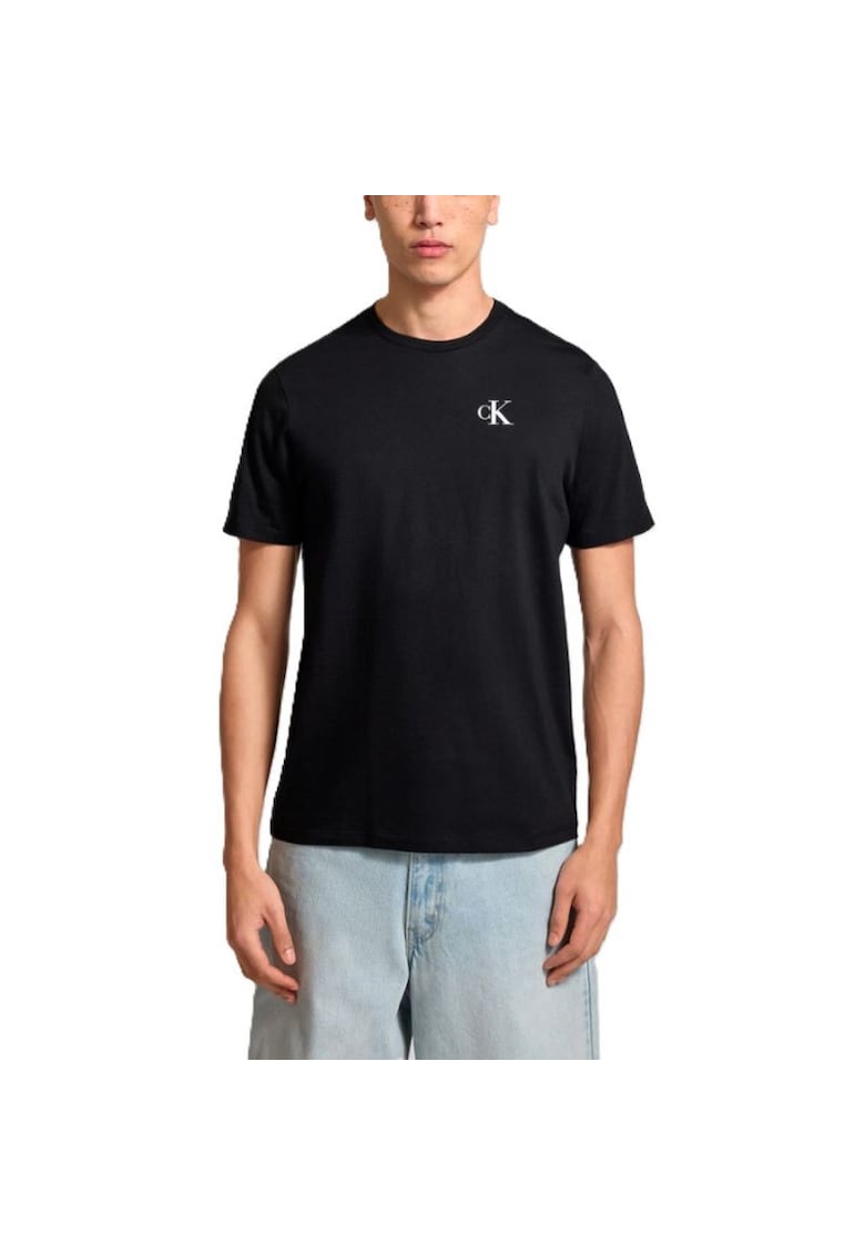 Tricou pentru Barbati - ss 30s classic back monologo tee - LV14RF852G-UB1 - Negru - Negru