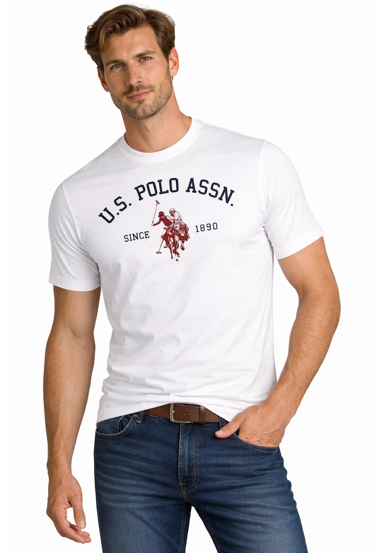 Tricou la baza gatului cu logo pe piept