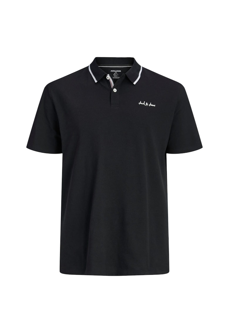 Tricou JACK &JONES Blaze Polo PLS 57629 - Negru