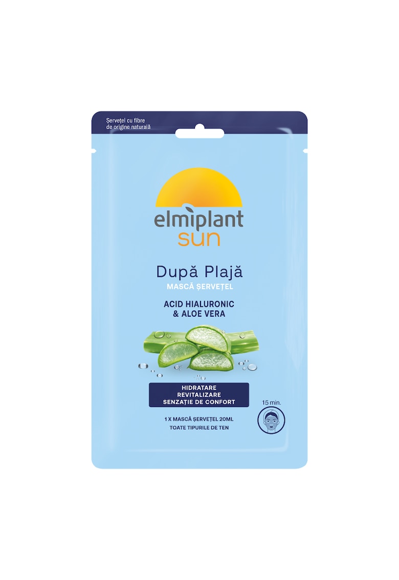Masca servetel hidratanta si revitalizanta dupa plaja - Sun - 1 buc