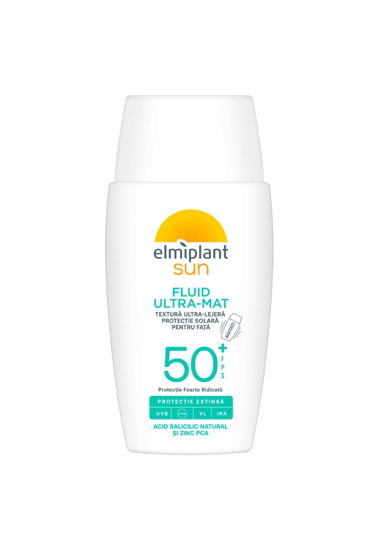 Fluid UV ultra-mat de protectie solara pentru fata - SUN SPF 50+ - 40ml