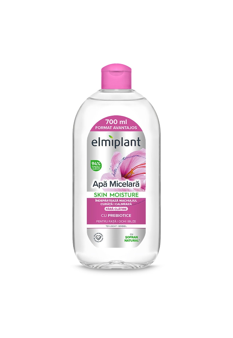 Apa micelara pentru ten uscat & sensibil -pentru fata - ochi si buze - cu Prebiotice - 700 ml