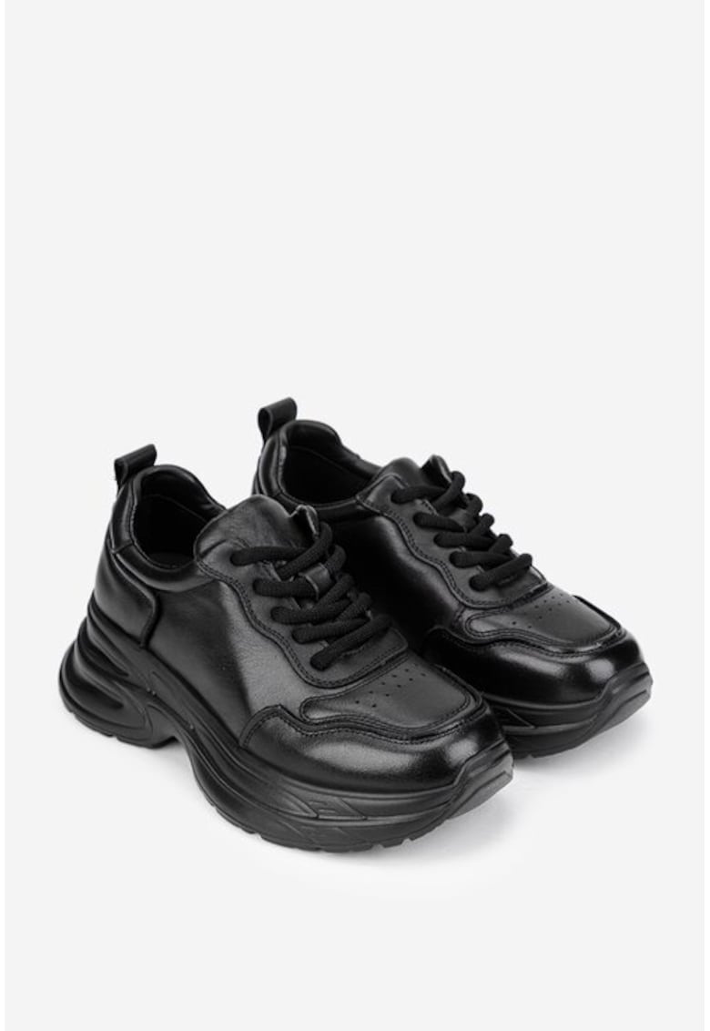 Pantofi dama negri piele naturala - Negru