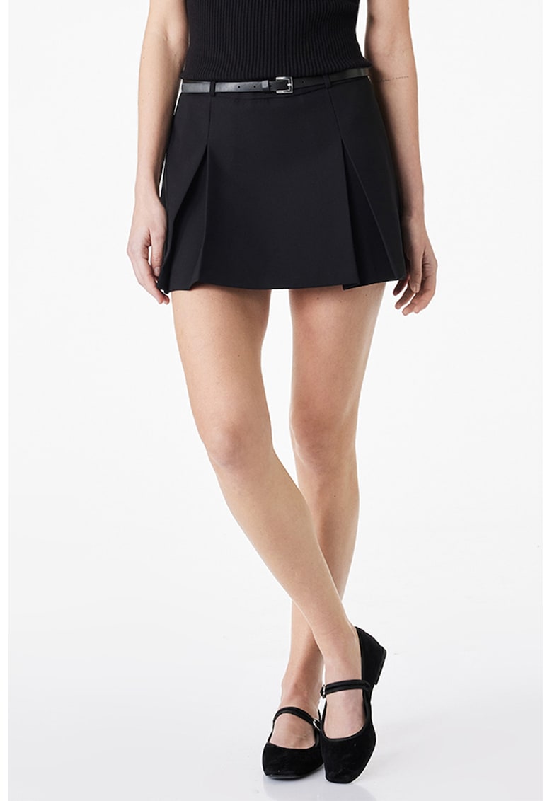 Fusta evazata mini - Negru