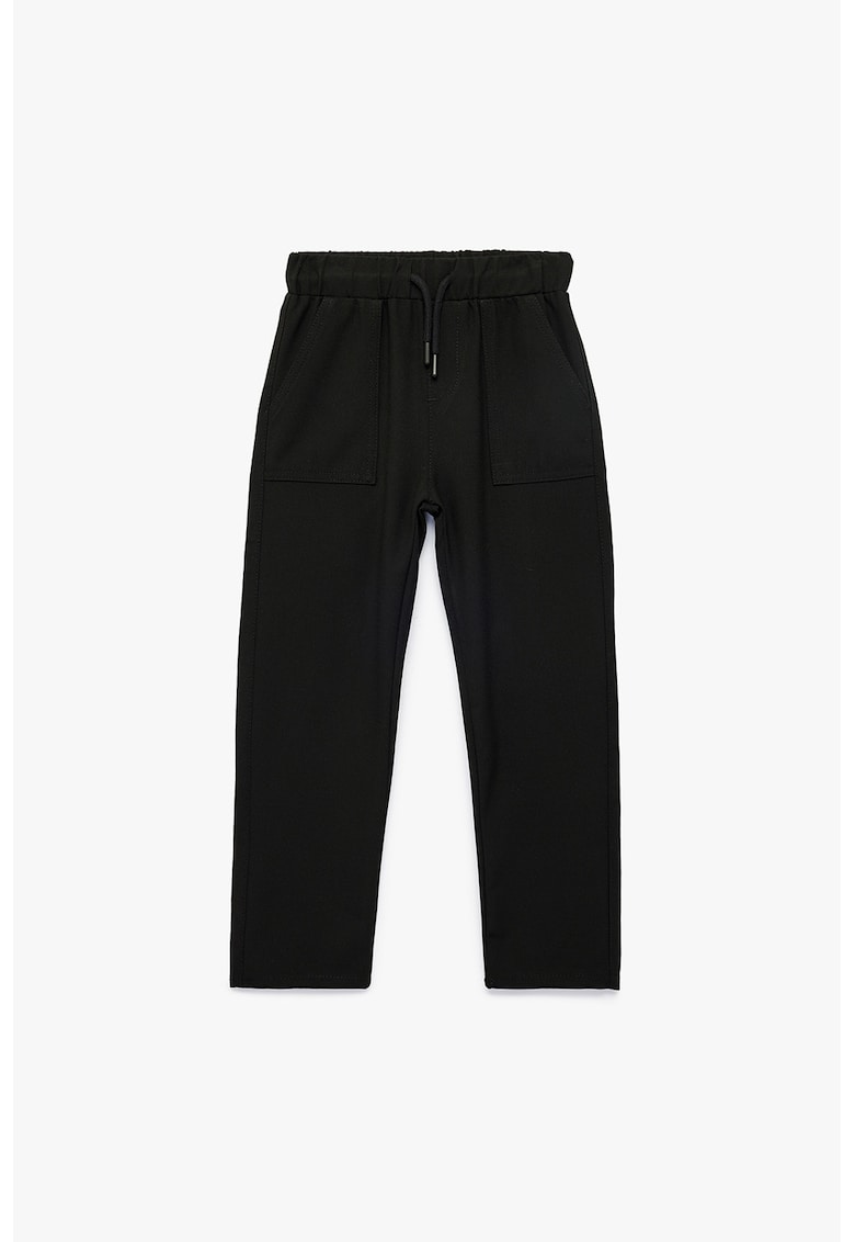 Pantaloni cu snur - Negru