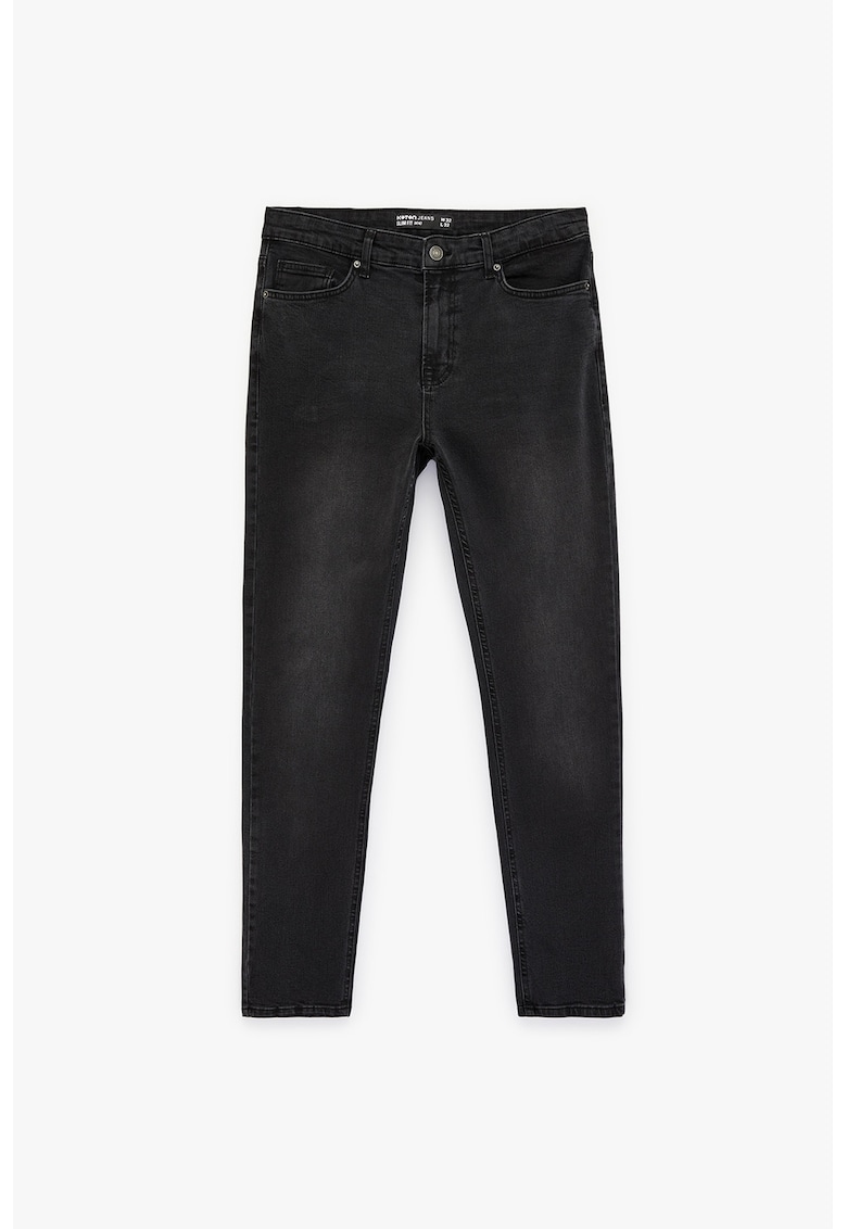 Blugi slim fit - Negru