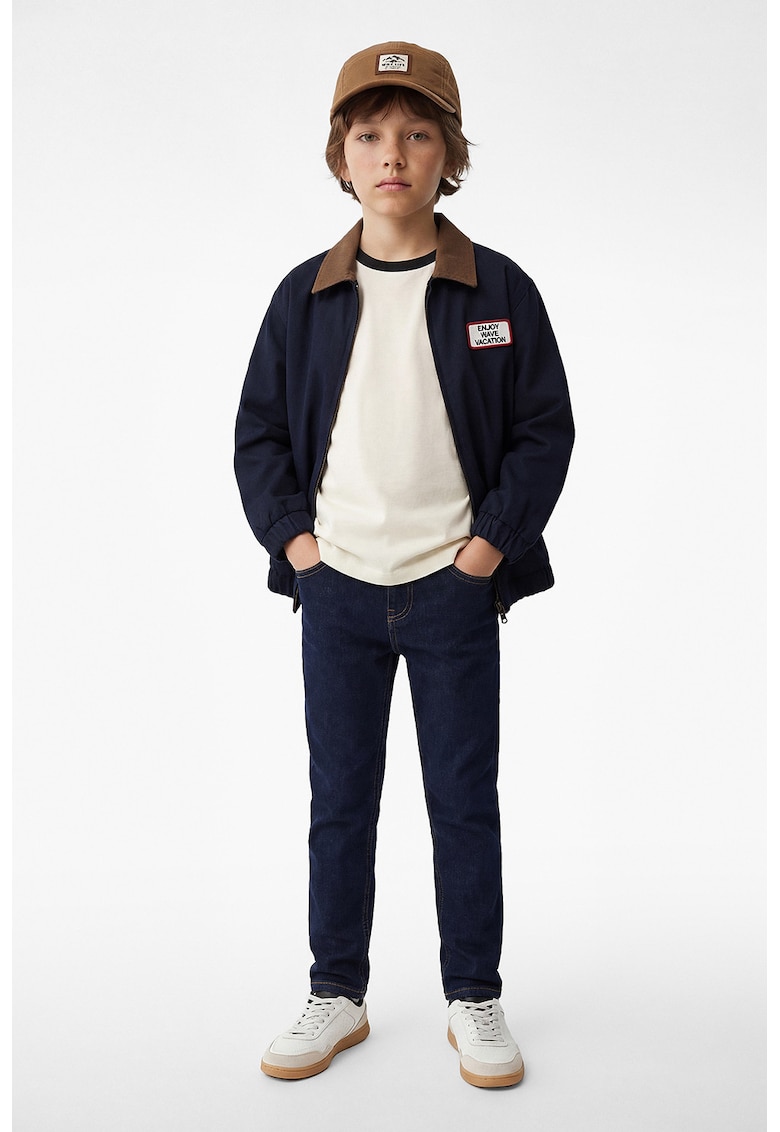 Blugi slim fit - Albastru inchis