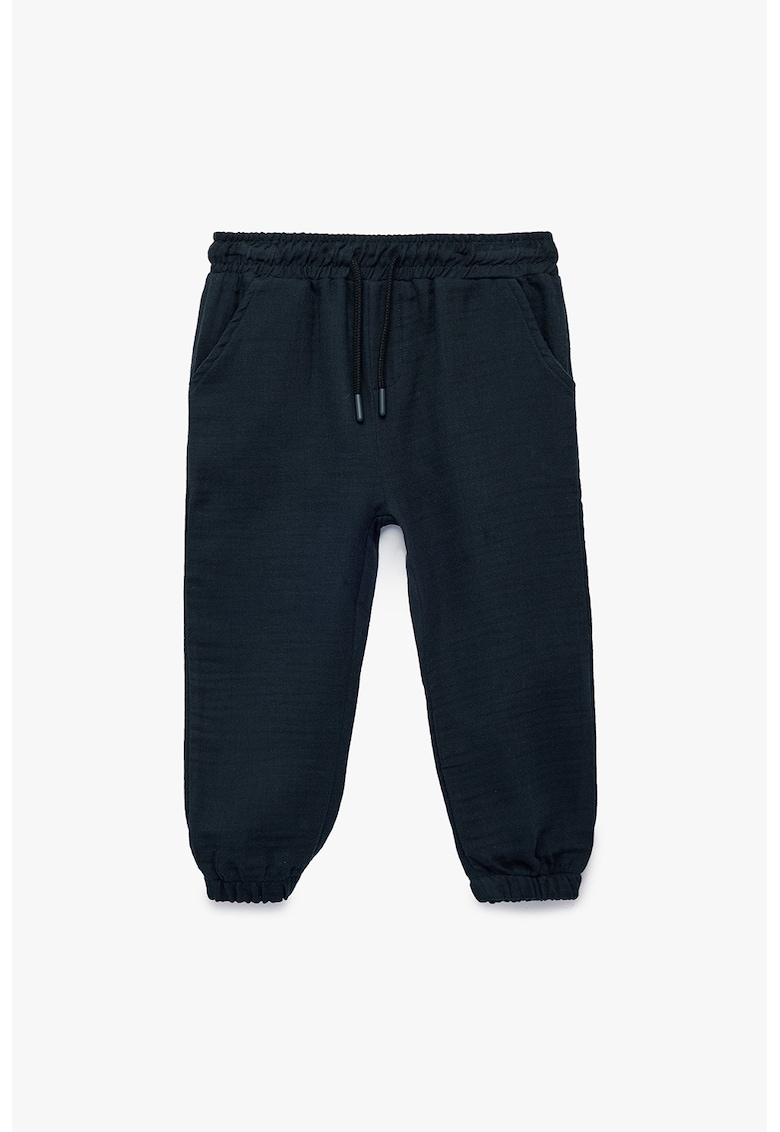 Pantaloni de trening cu snur si buzunare - Albastru ultramarin