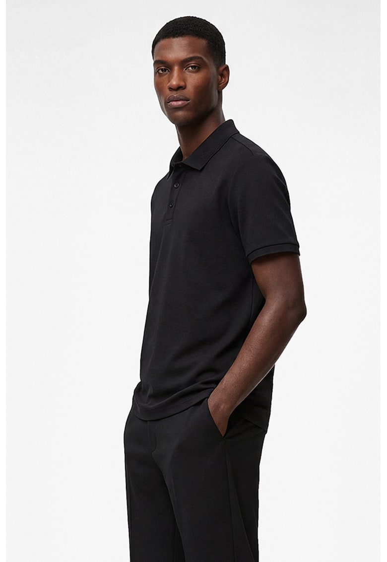 Tricou polo uni - Negru