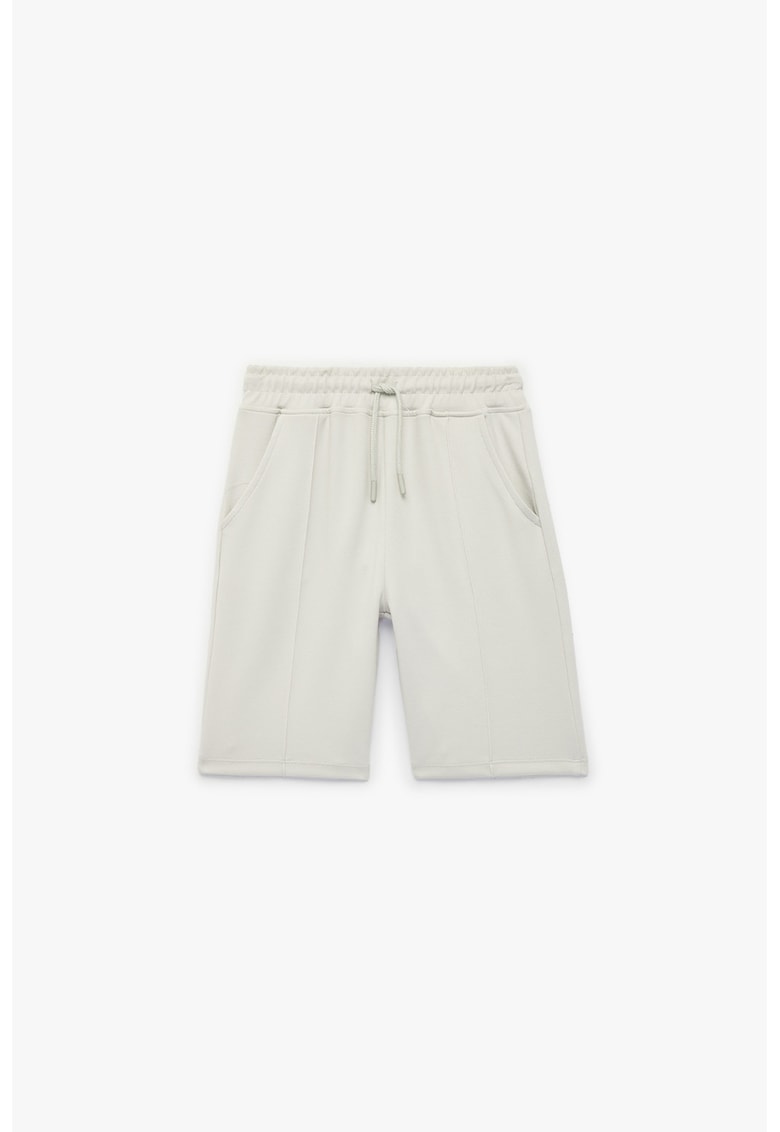Bermude sport regular fit - Gri deschis