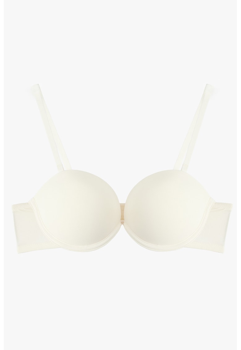 Sutien clasic cu model uni - Alb