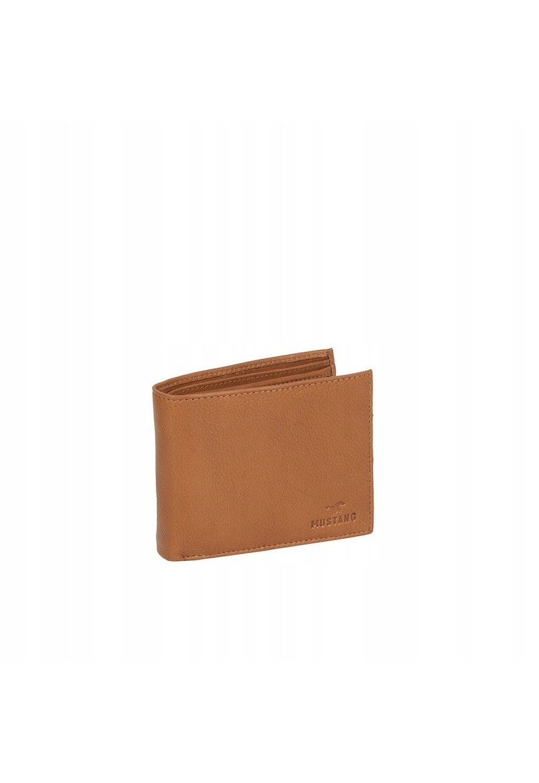 Portofel Barbati - Livorno Wallet - 100% Piele Naturala - Cu Logo - Compartimente Pentru Carduri - Buzunar Pentru Monede - Design Elegant - One Size - Maro