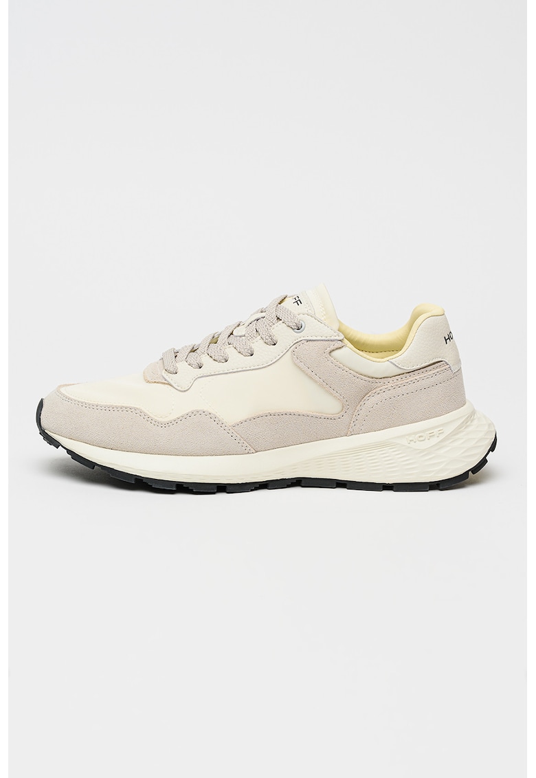Pantofi sport City MkII de piele intoarsa - Alb murdar/Crem