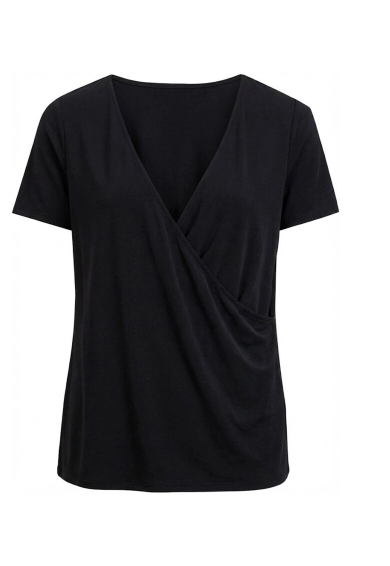 Bluza cu decolteu cache-coeur -