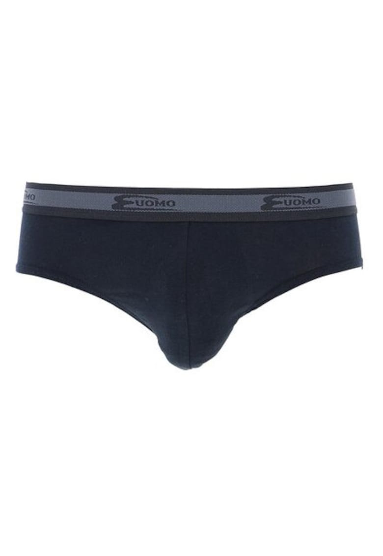 Set 2 perechi chiloti clasici bumbac 2383 0002 - Negru