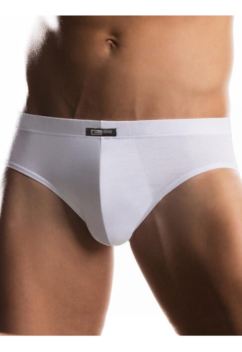 Set 2 perechi chiloti clasici bumbac 2396 0002 - Alb