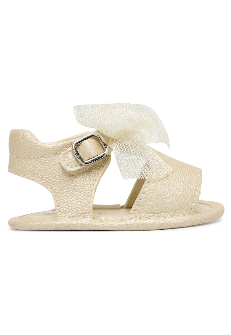 Sandale copii - auriu - piele ecologica - sistem inchidere Velcro -