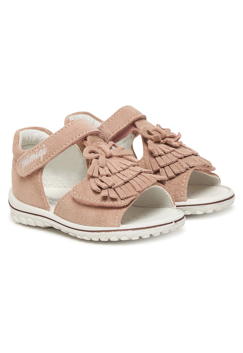 Sandale copii - piele naturala - roz - cu velcro