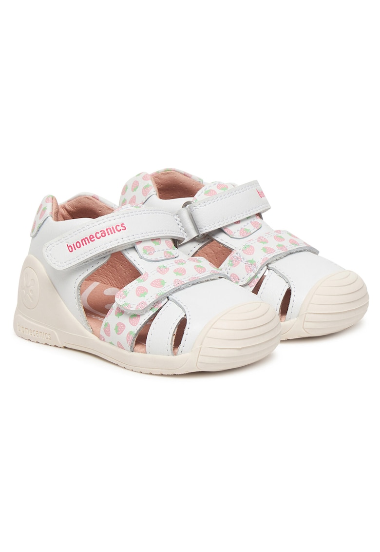 Sandale Fete - piele naturala - alb