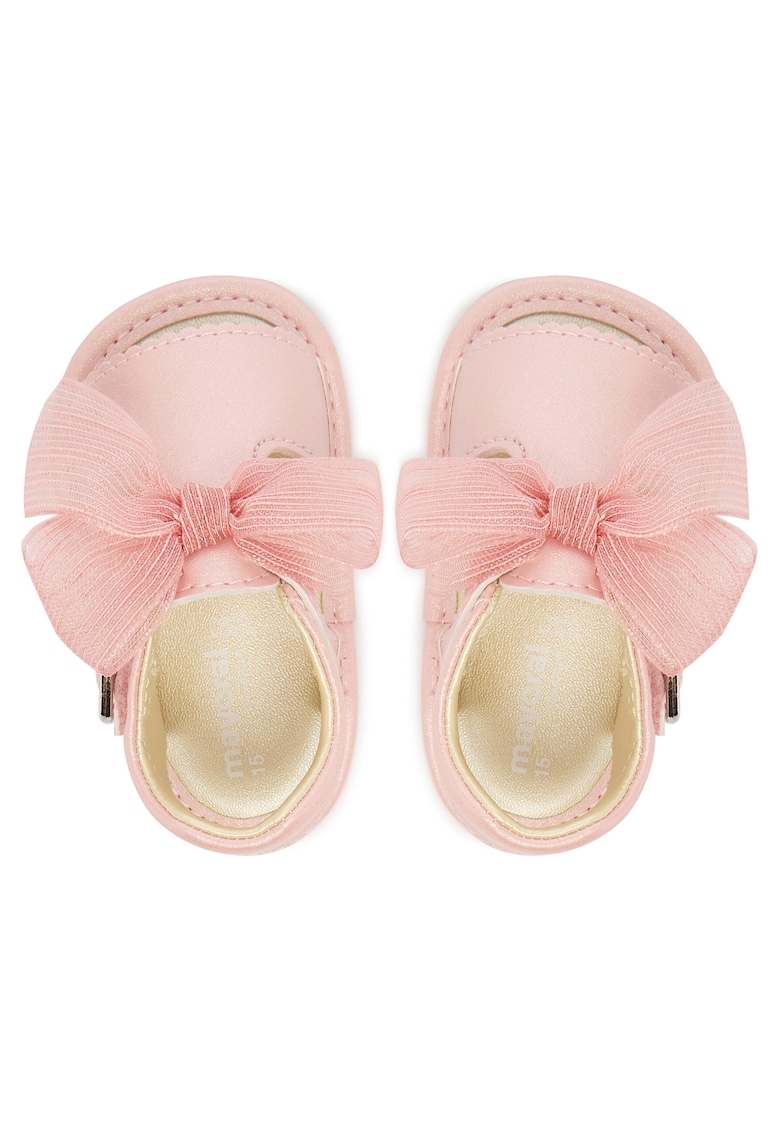 Sandale piele ecologica - roz -
