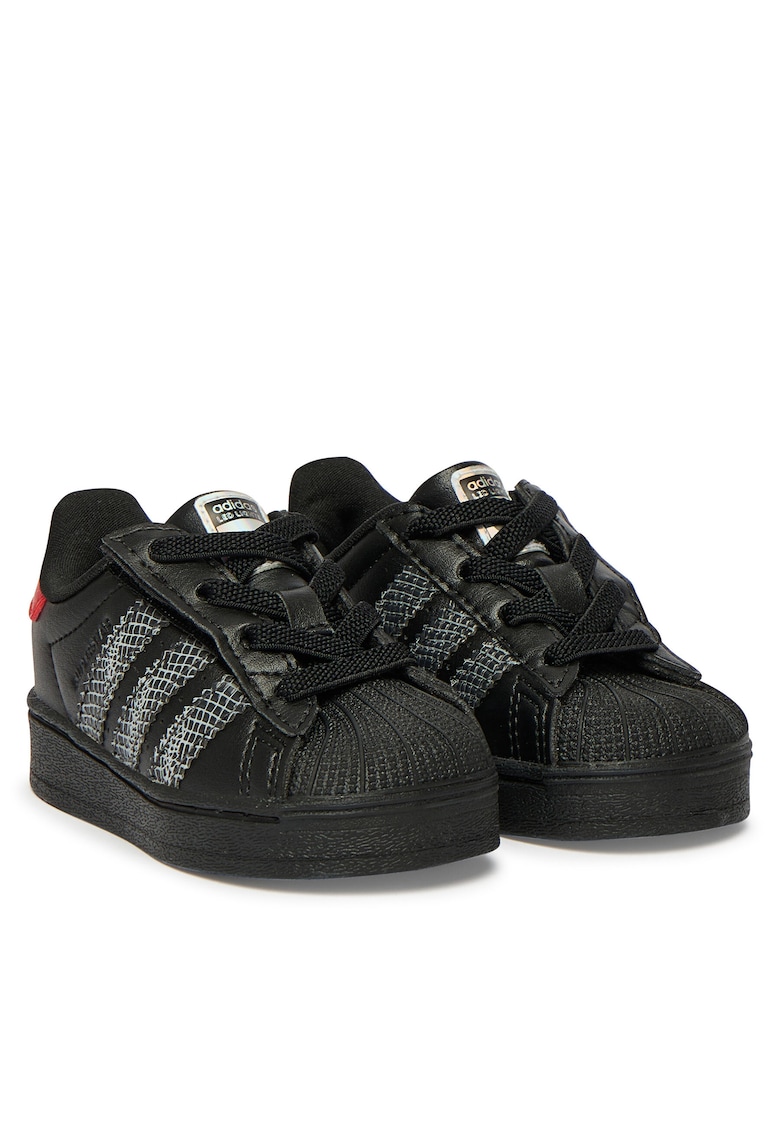 Pantofi sport copii - negru - piele ecologica - sistem inchidere Velcro