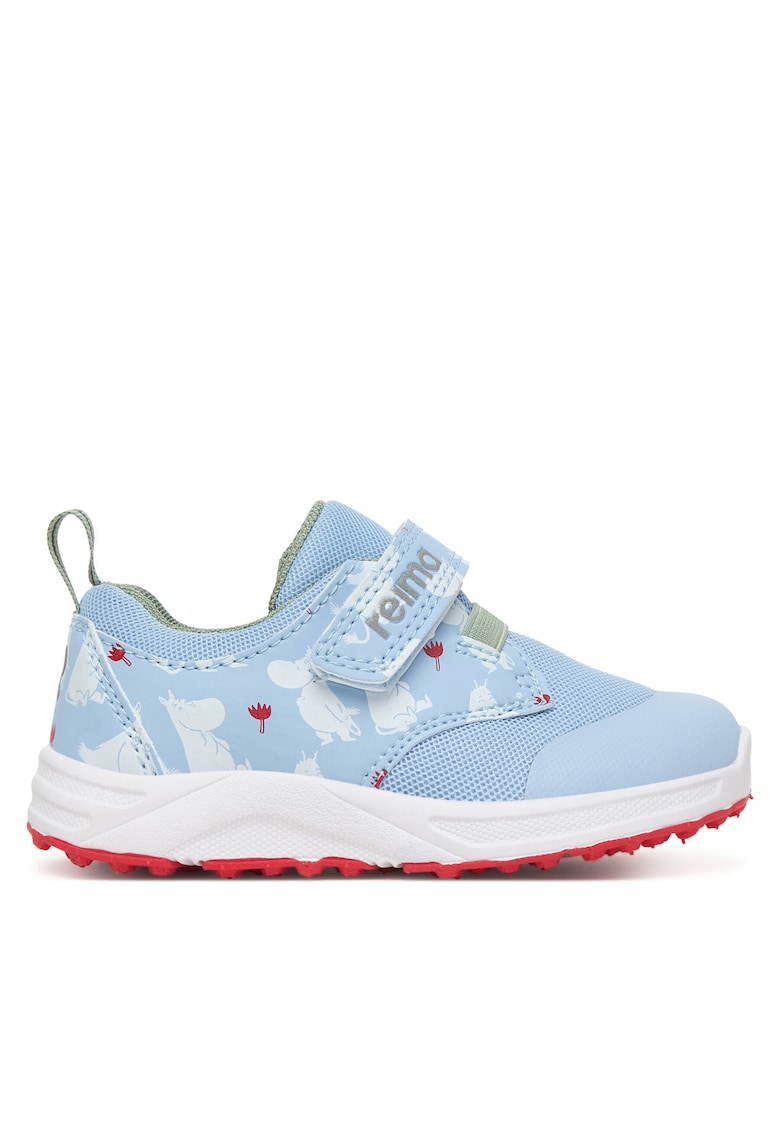 Pantofi copii - sneakers - velcro - albastru - material sintetic si textil