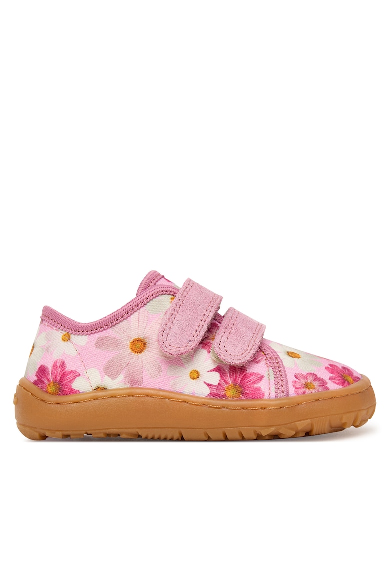 Pantofi copii - material textil - roz - talpa plata