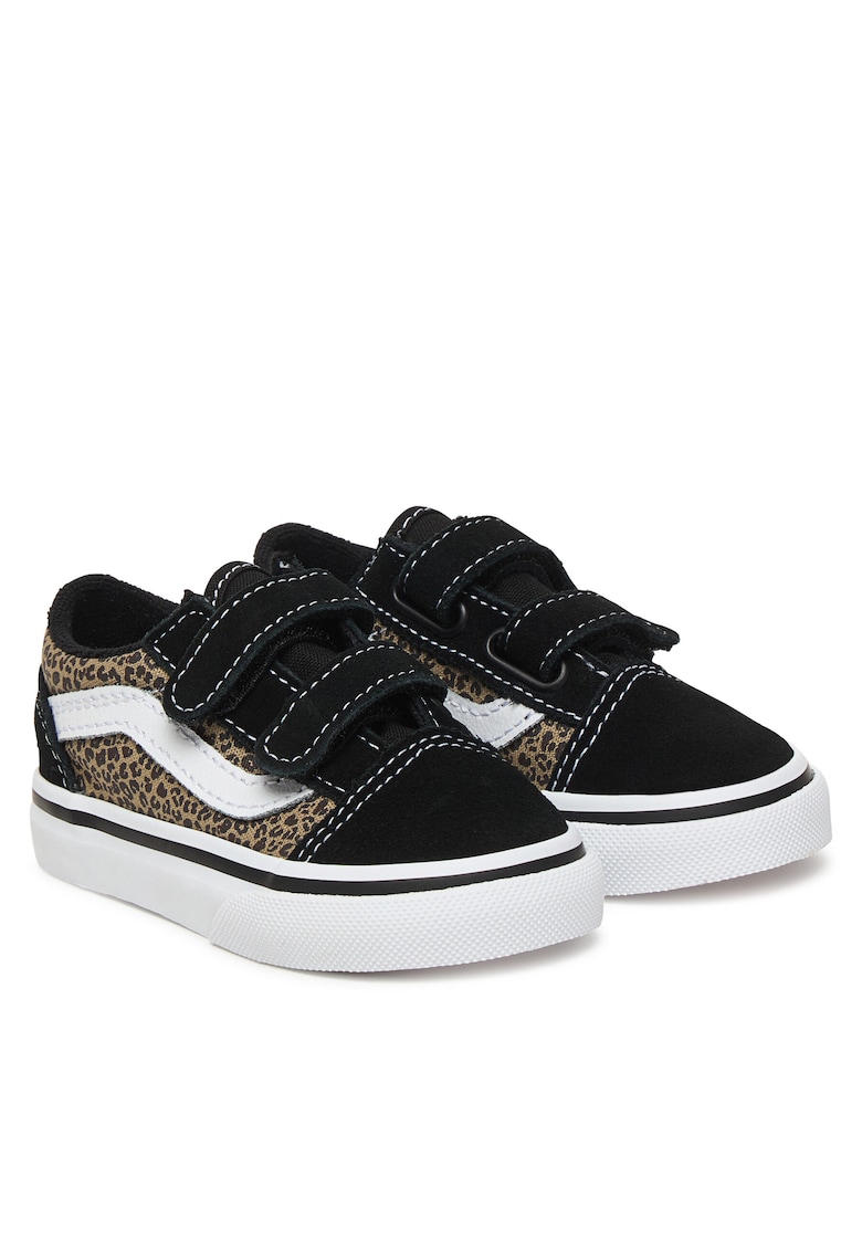 Pantofi sport copii - piele naturala - velcro - multicolor