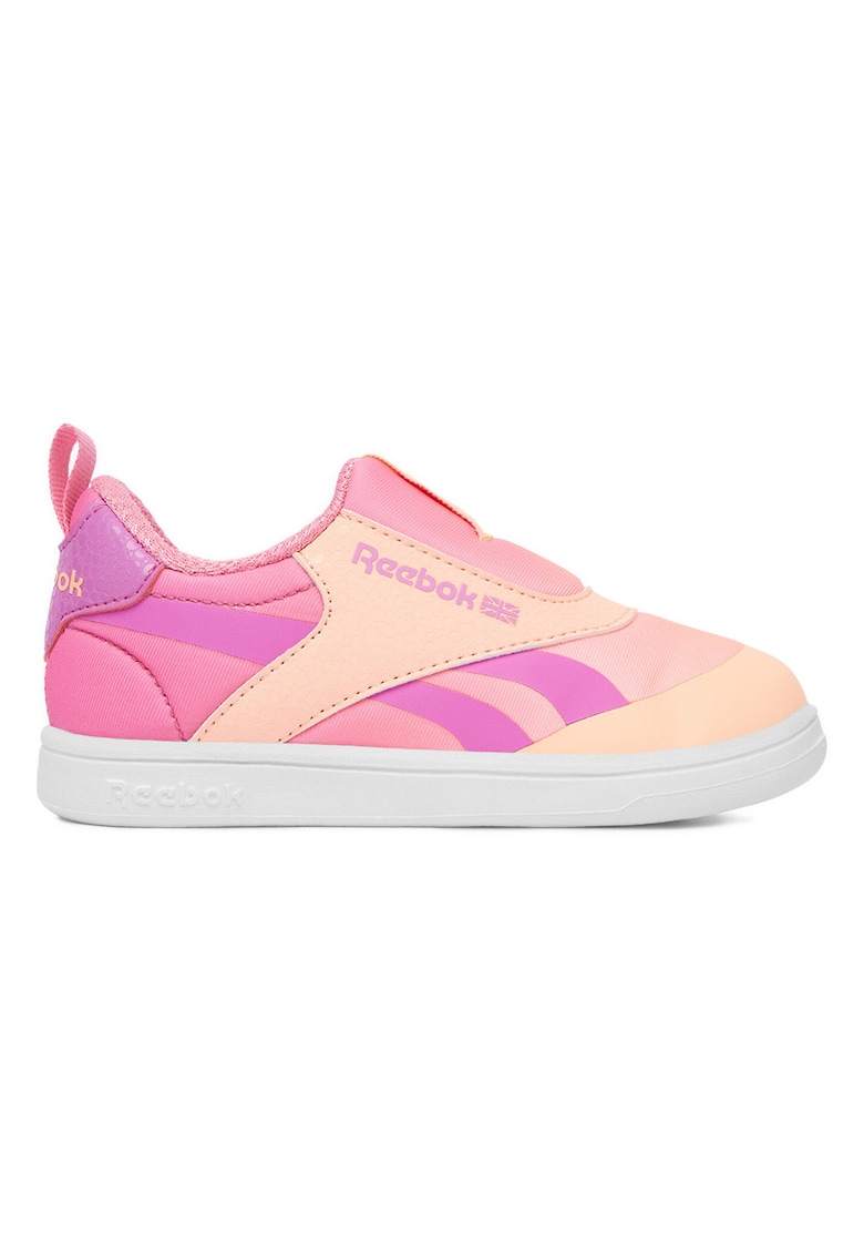 Pantofi copii design slip-on - roz - textil