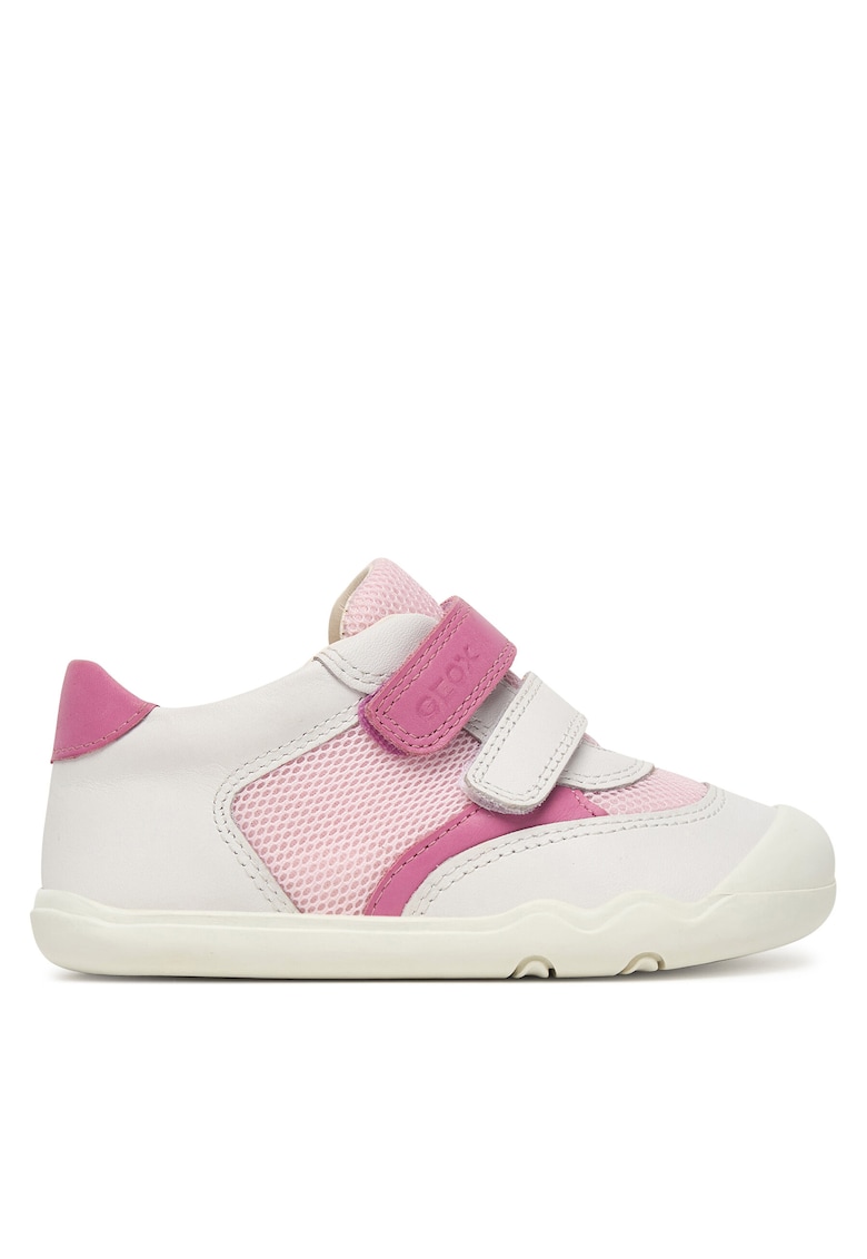 Pantofi sport Steppieup din piele si plasa - Alb