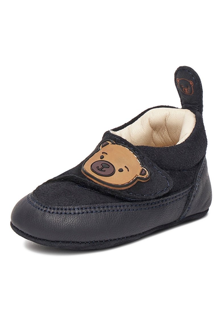 Pantofi copii - piele naturala - albastru - inchidere velcro -