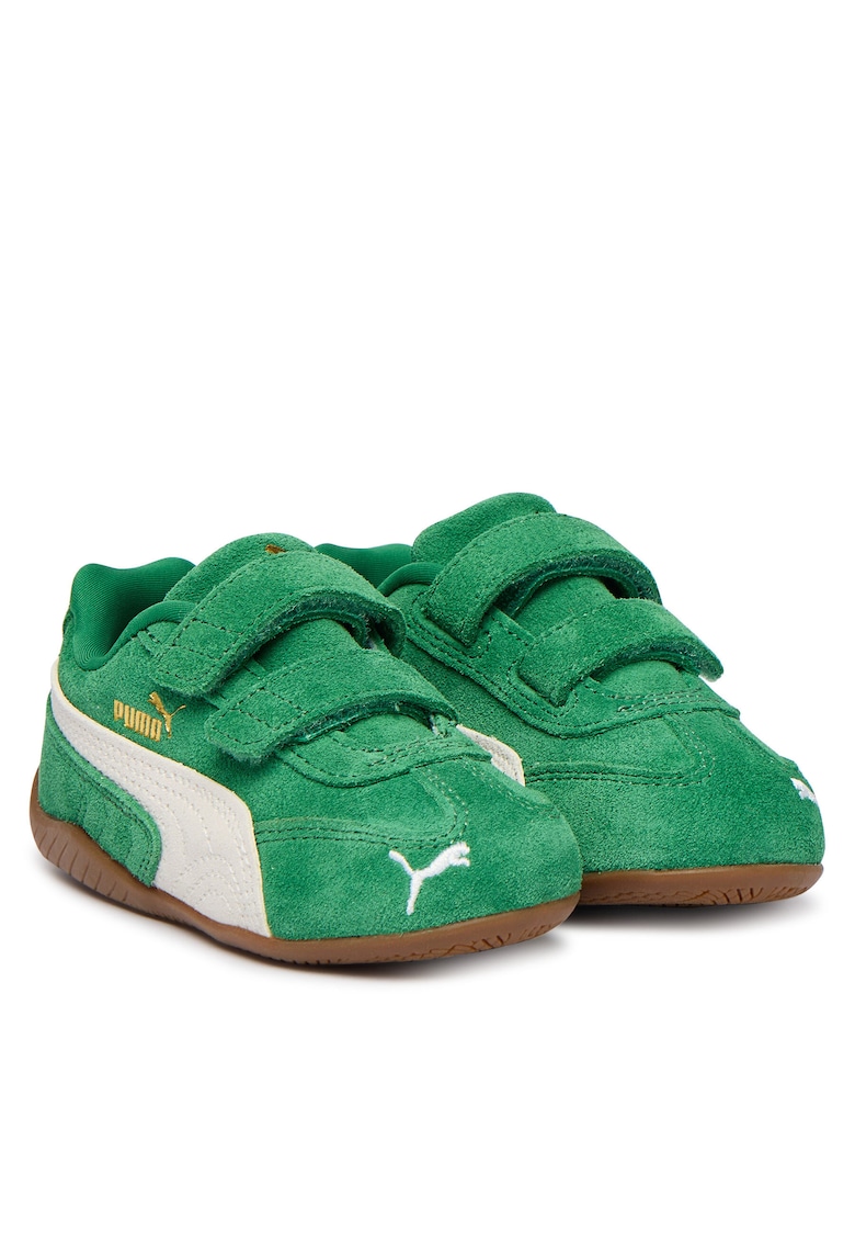 Adidasi Baieti - piele naturala - verde - Verde