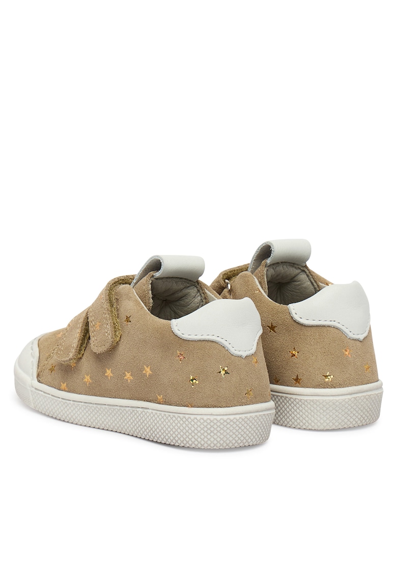 Adidasi Fete - piele naturala - bej