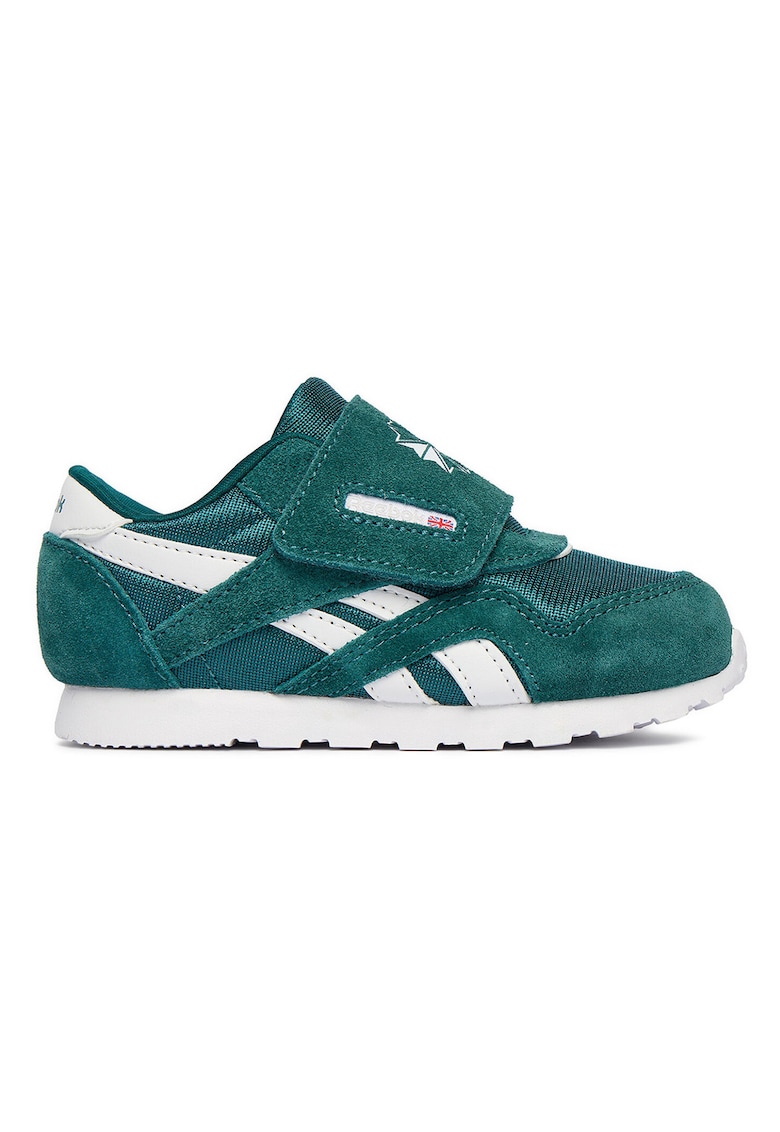 Pantofi copii - piele naturala - verde - cu velcro