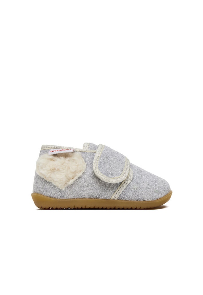 Pantofi Fete - gri - textil