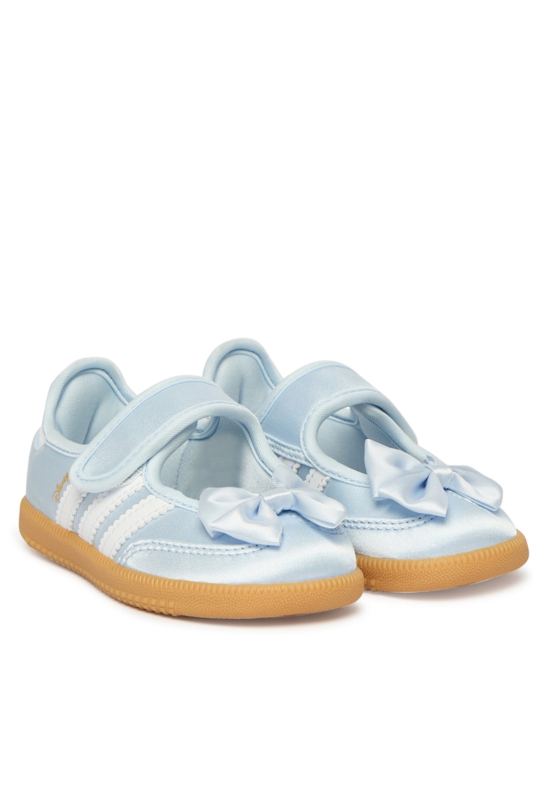 Balerini fete - velcro - albastru - textil