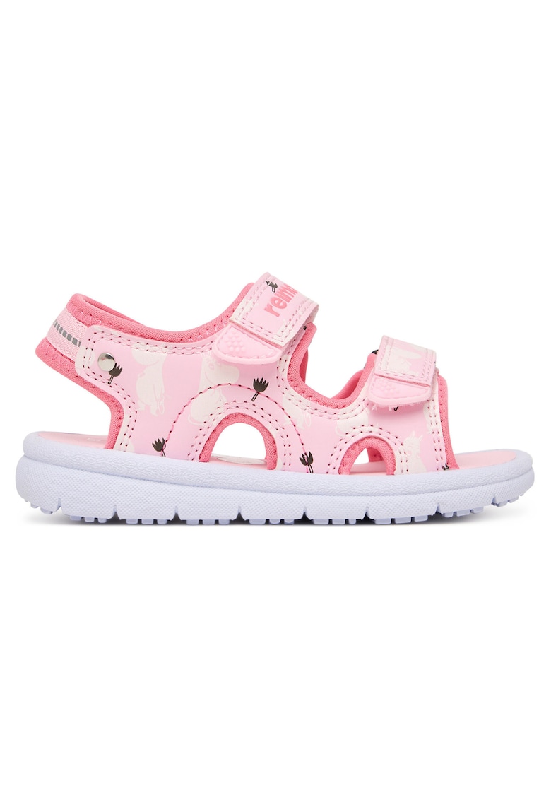 Sandale copii - roz - textil - cu sistem de inchidere Velcro