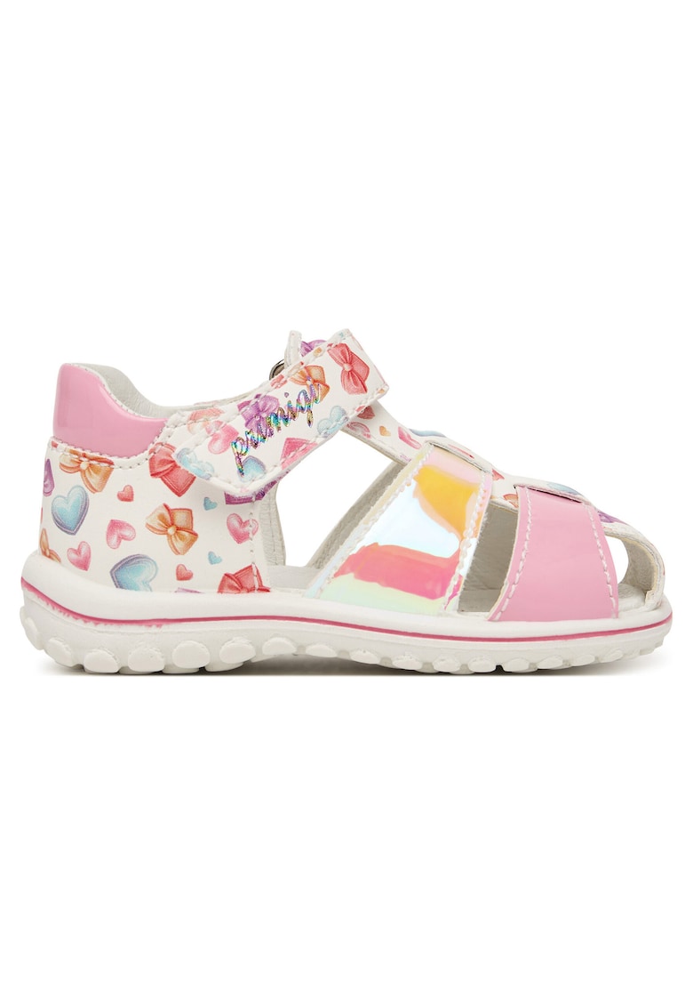 Sandale copii - multicolor - piele ecologica - sistem inchidere Velcro -