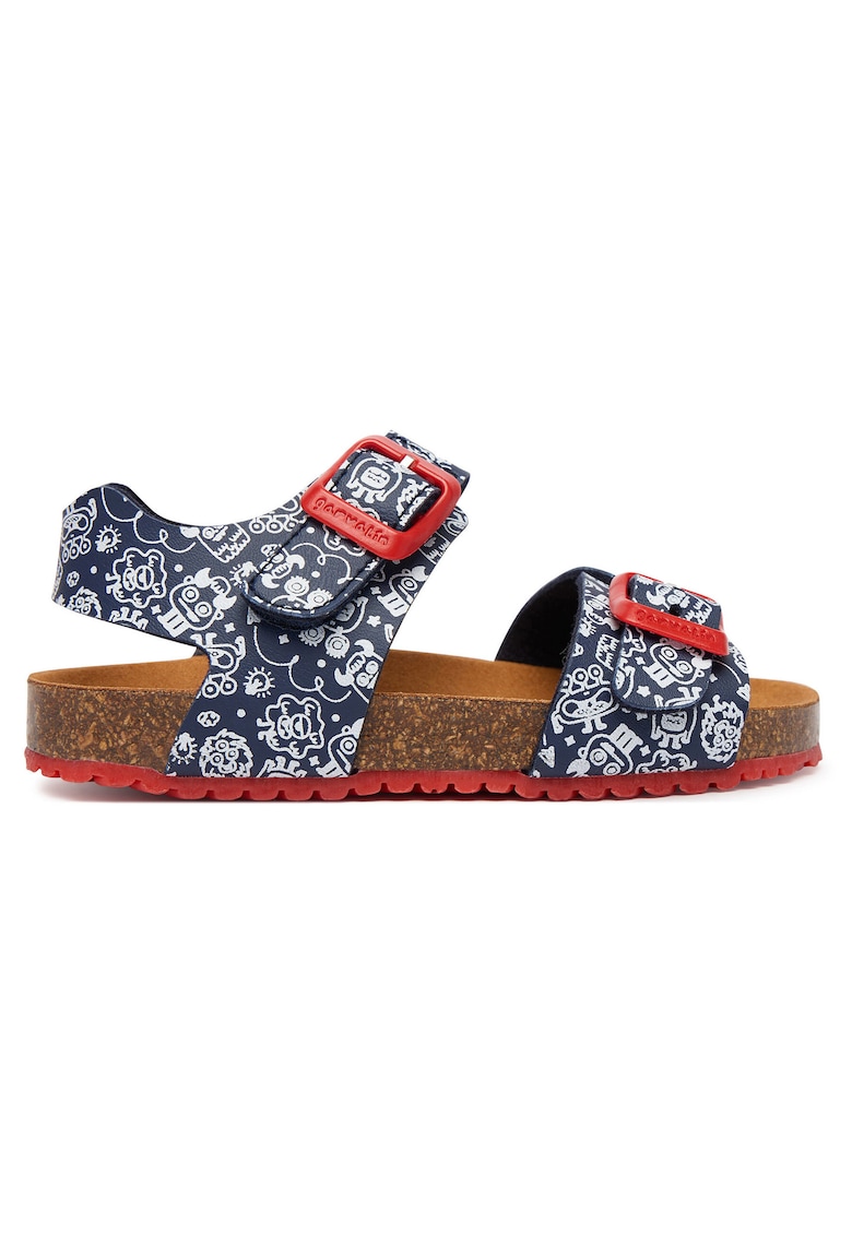 Sandale Baieti - piele ecologica - bleumarin