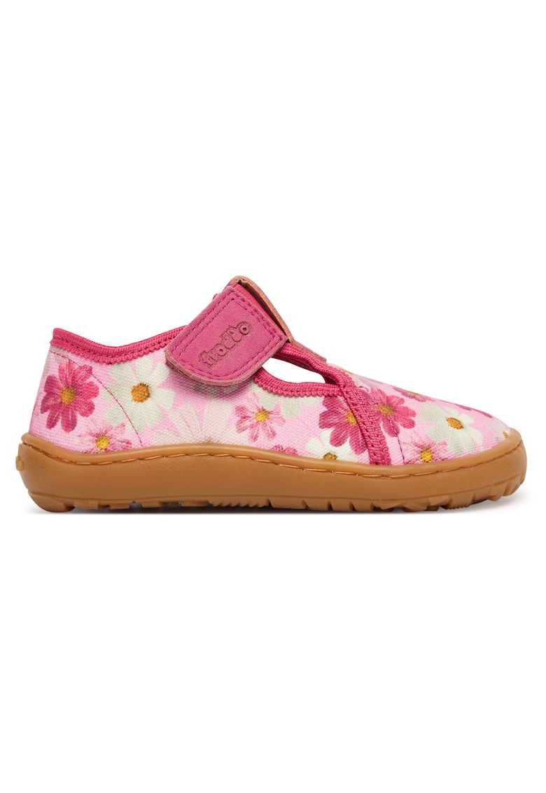 Sandale copii - material textil - roz