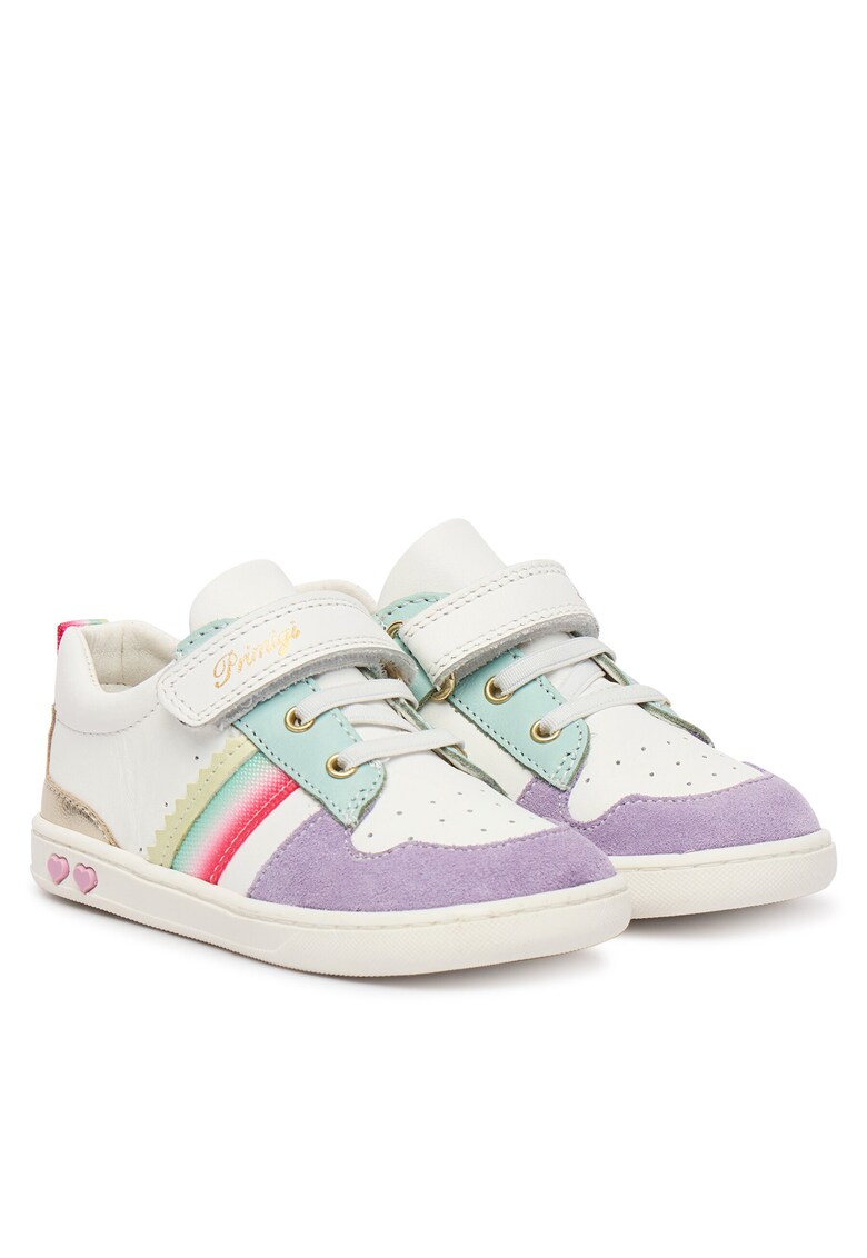 Pantofi fete - Piele naturala - Multicolor