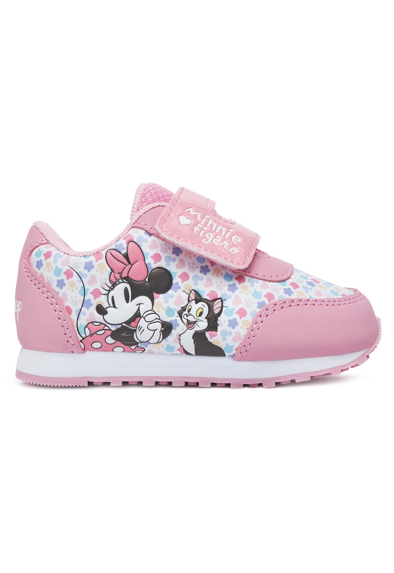 Pantofi sport copii - roz - piele ecologica - sistem inchidere Velcro