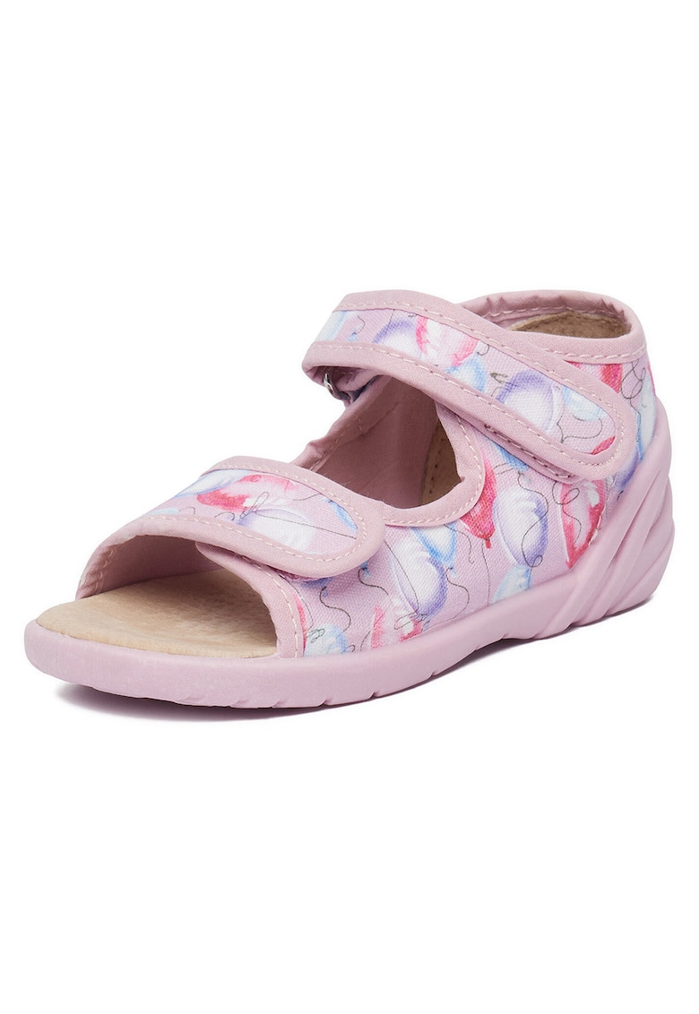 Sandale copii - roz - textil - pentru fete