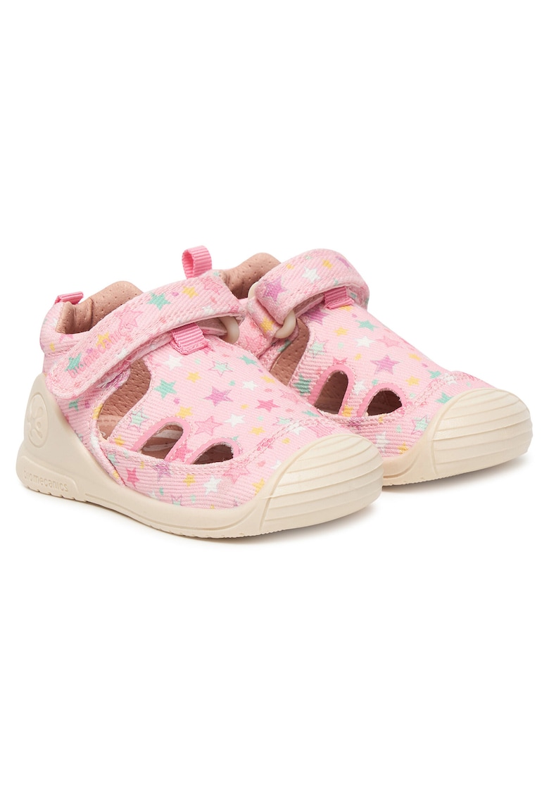 Sandale copii - pentru fetita - roz - textil
