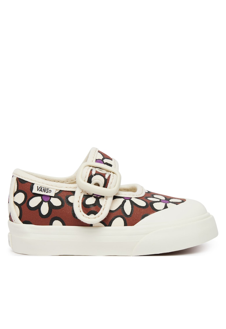 Pantofi copii - balerini - maro - din material textil